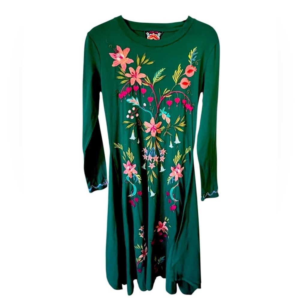 Amarylla Handkerchief Knit Midi Dress By Johnny Was